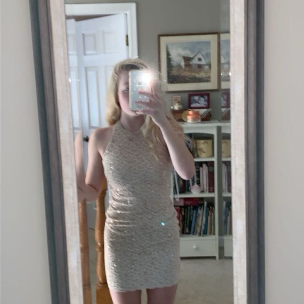 Sparky Gold homecoming/fancy dress
